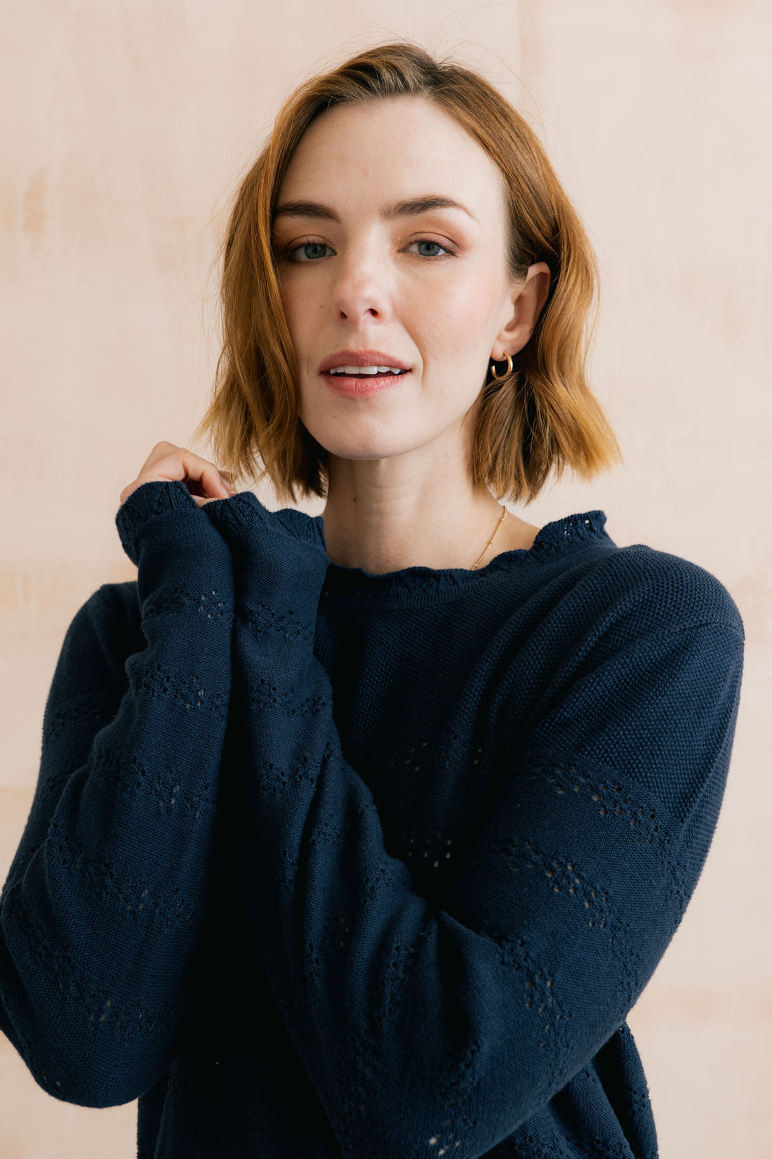 Rosie Jumper Organic Cotton Navy