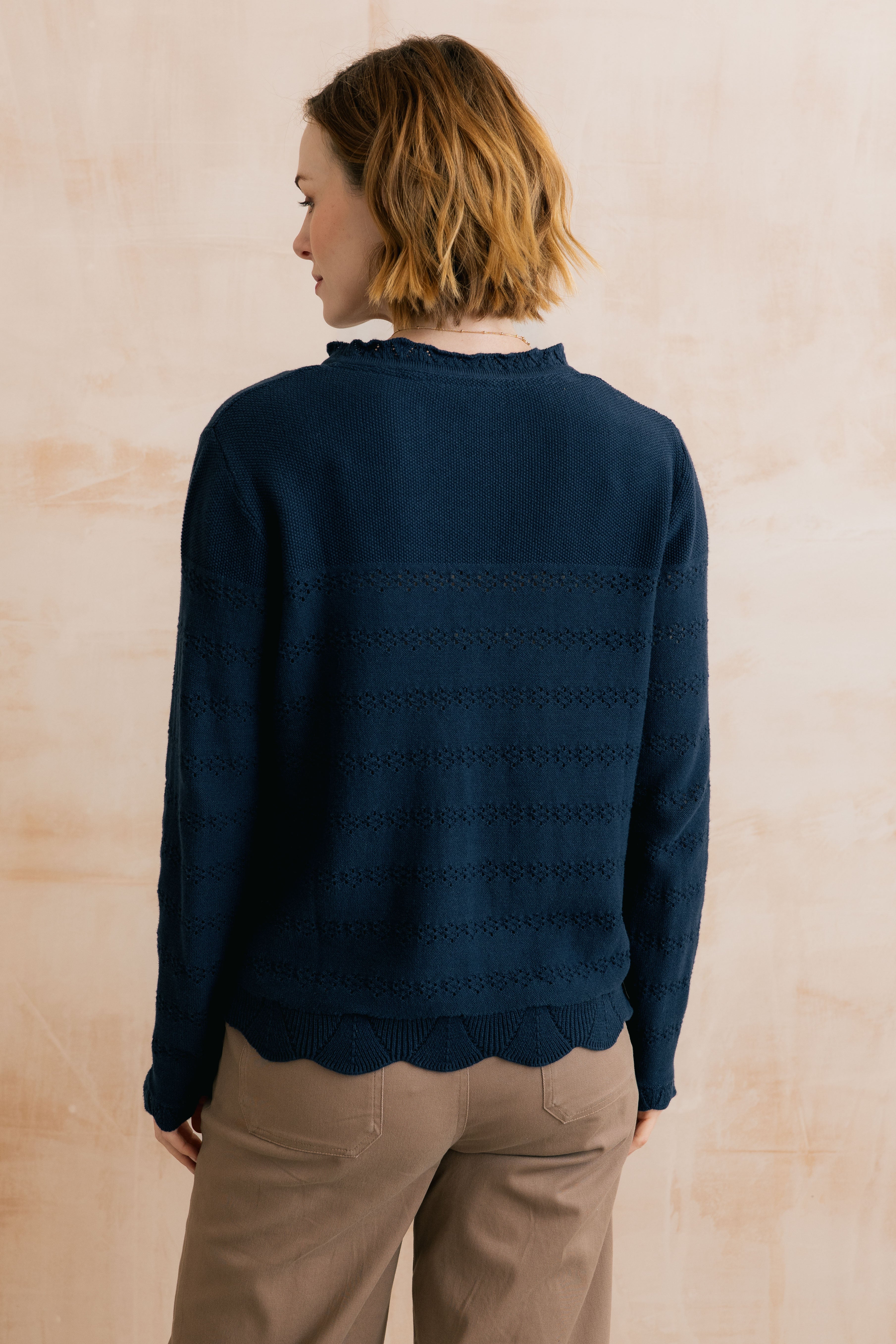 Rosie Jumper Organic Cotton Navy