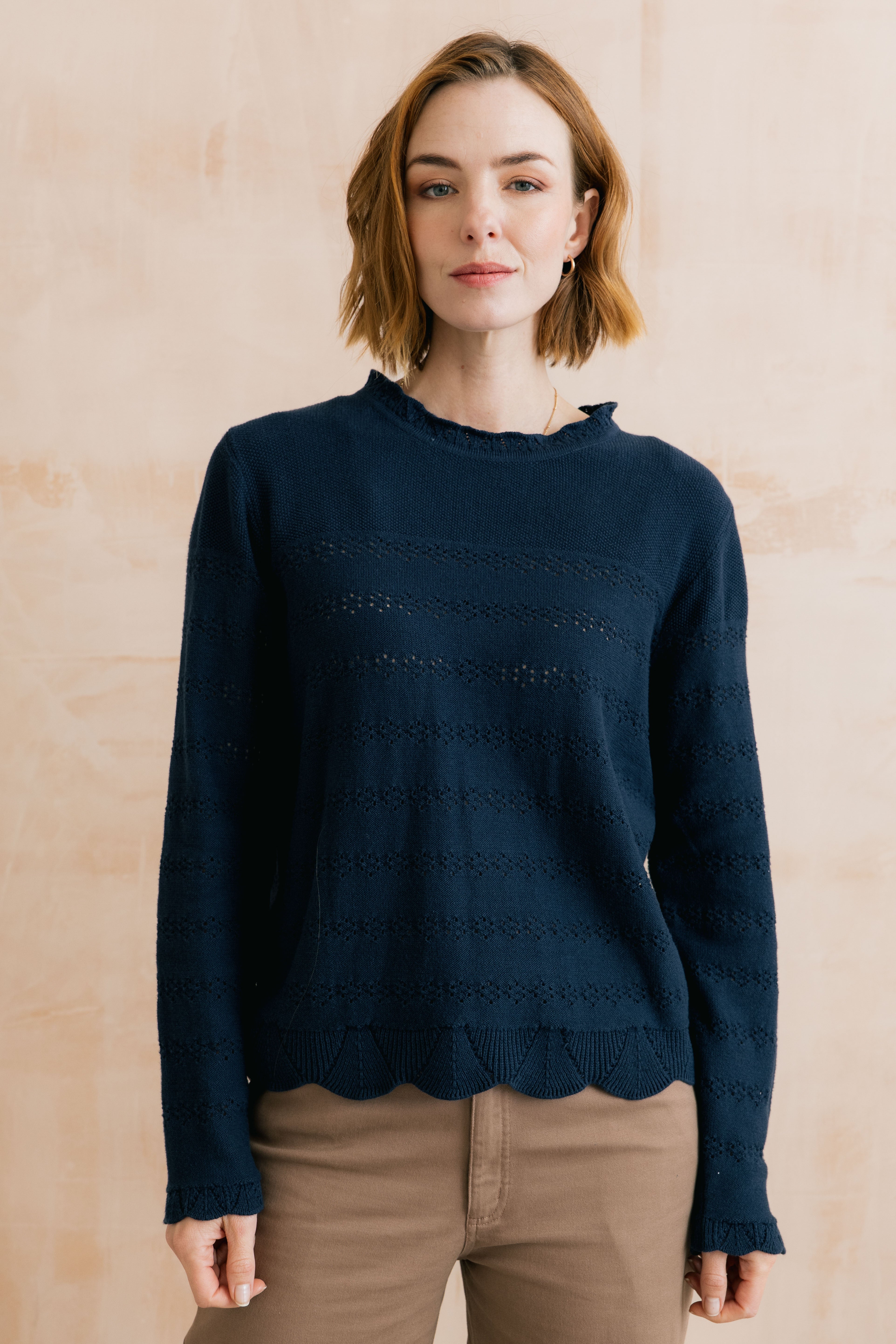 Rosie Jumper Organic Cotton Navy
