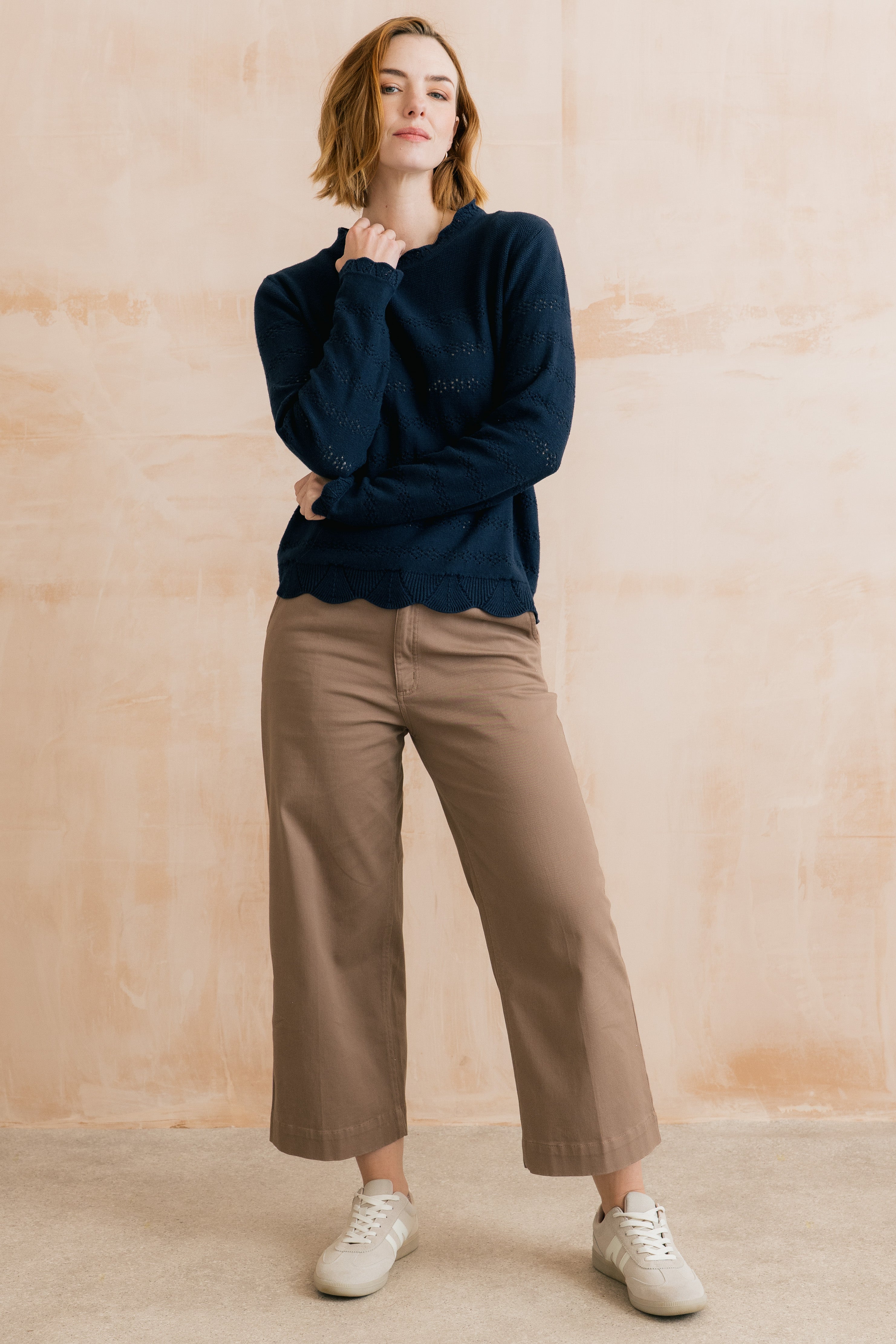 Rosie Jumper Organic Cotton Navy