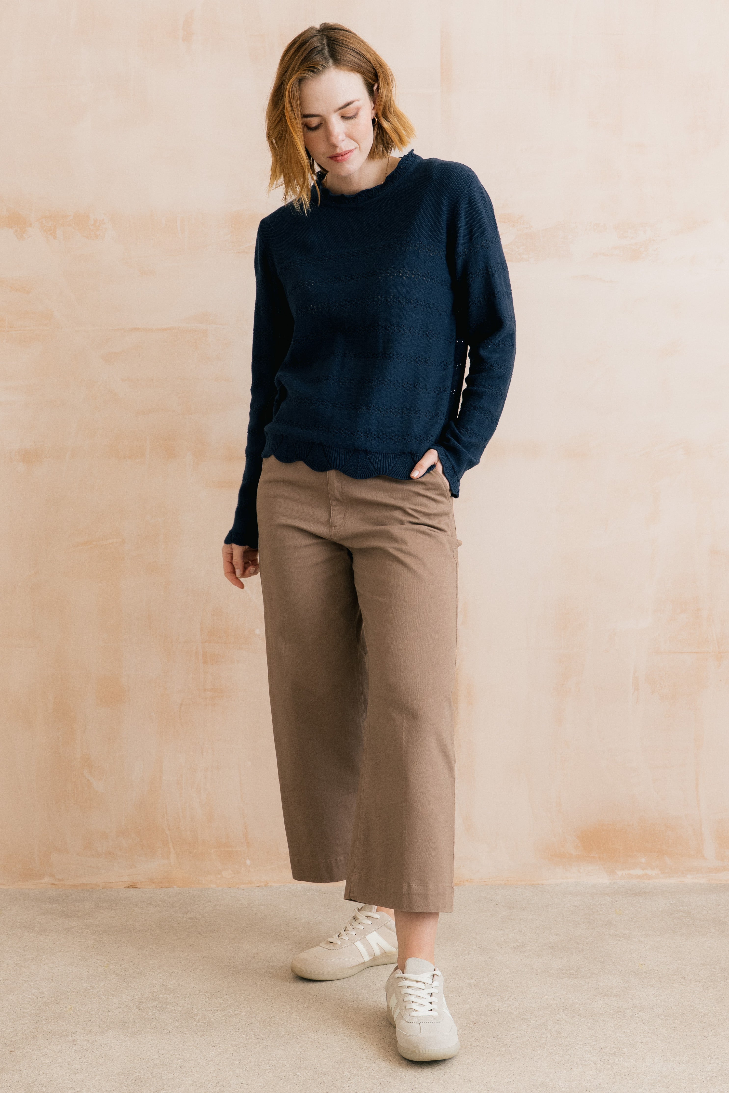 Rosie Jumper Organic Cotton Navy