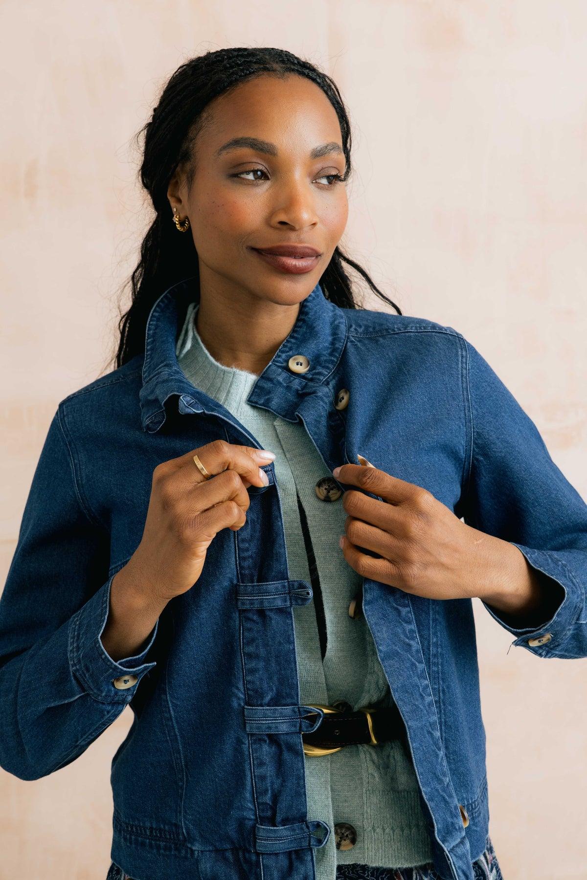 Docklands Denim Jacket Blue