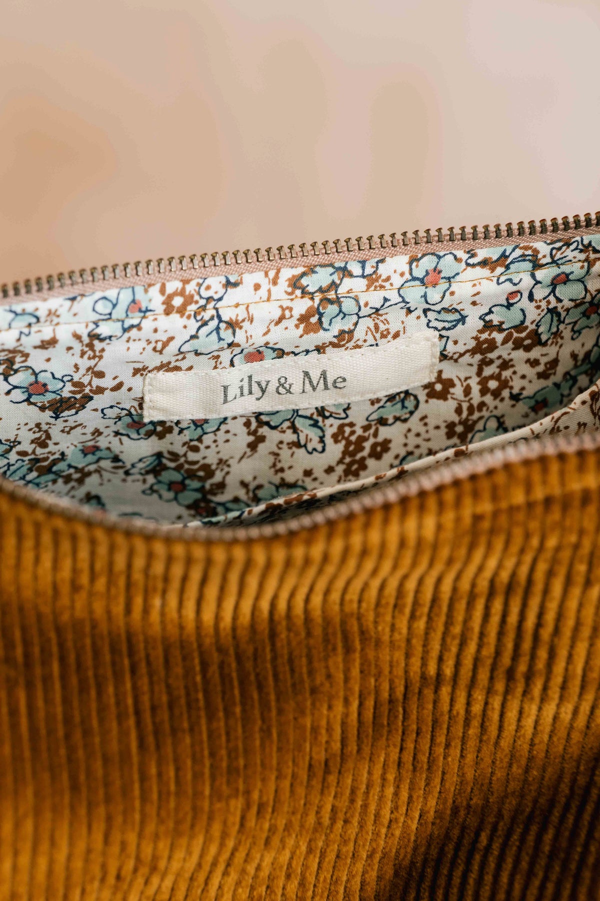Jumbo Cord Crossbody Bag Burnt Caramel