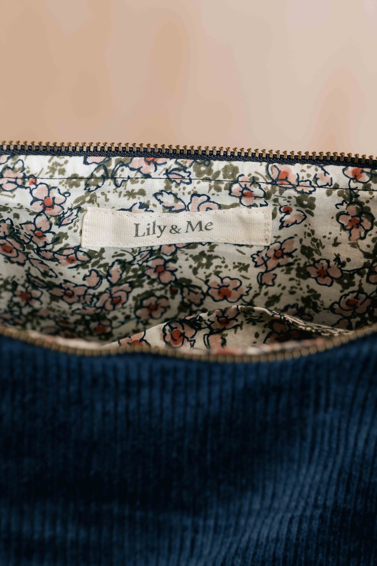 Jumbo Cord Crossbody Bag Navy