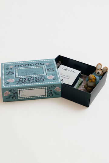 Moonlight Socks And Celestial Rabbit Keyring Giftbox