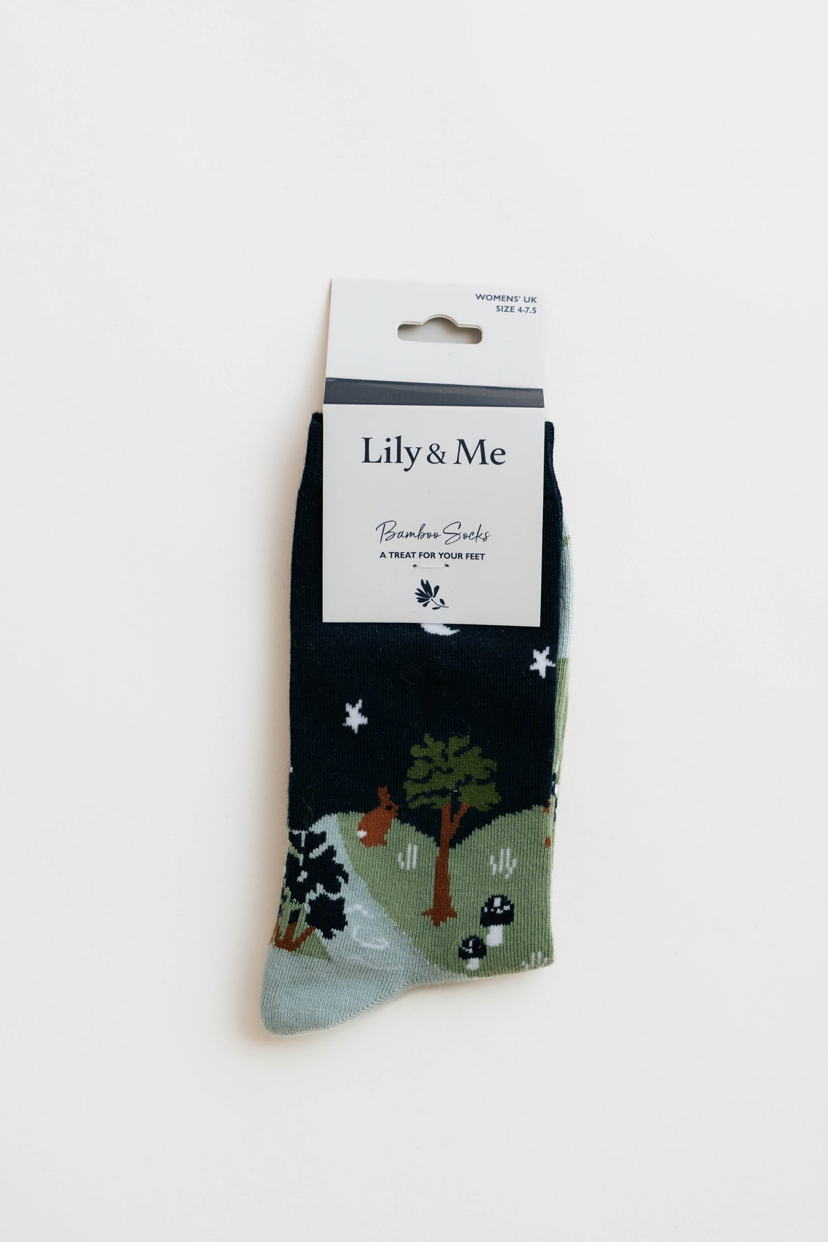 Moonlight Socks And Celestial Rabbit Keyring Giftbox