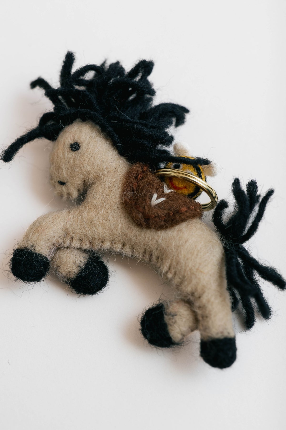 Folk Horse Socks And Horse Friends Keyring Giftbox