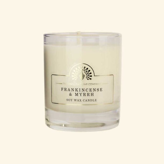 Soy Wax Candle in Glass Tumbler - Frankincense & Myrrh - 170ml