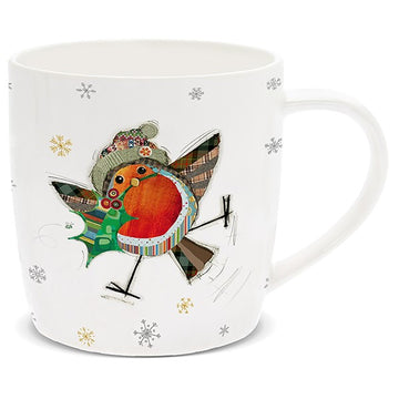 Xmas Bug Art Mug Robin