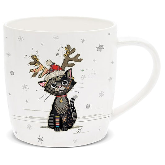 Xmas Bug Art Mug Kitten