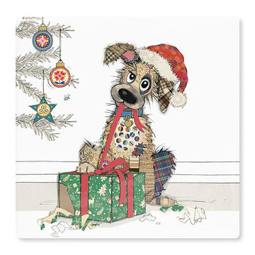 Xmas Bug Art Coaster Mutt