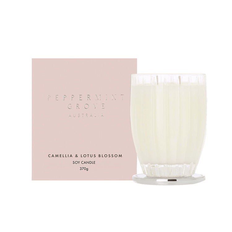Camellia & Lotus Blossom Soy Candle - RUTHERFORD & Co