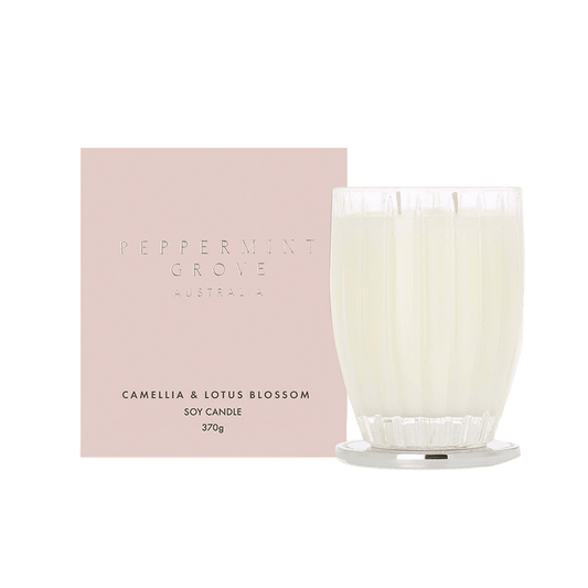 Camellia & Lotus Blossom Soy Candle - RUTHERFORD & Co