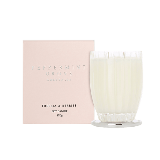 Freesia & Berries Soy Candle - RUTHERFORD & Co