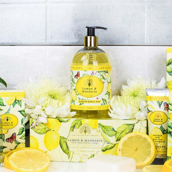 Lemon and Mandarin Triple Soap Gift Box - RUTHERFORD & Co