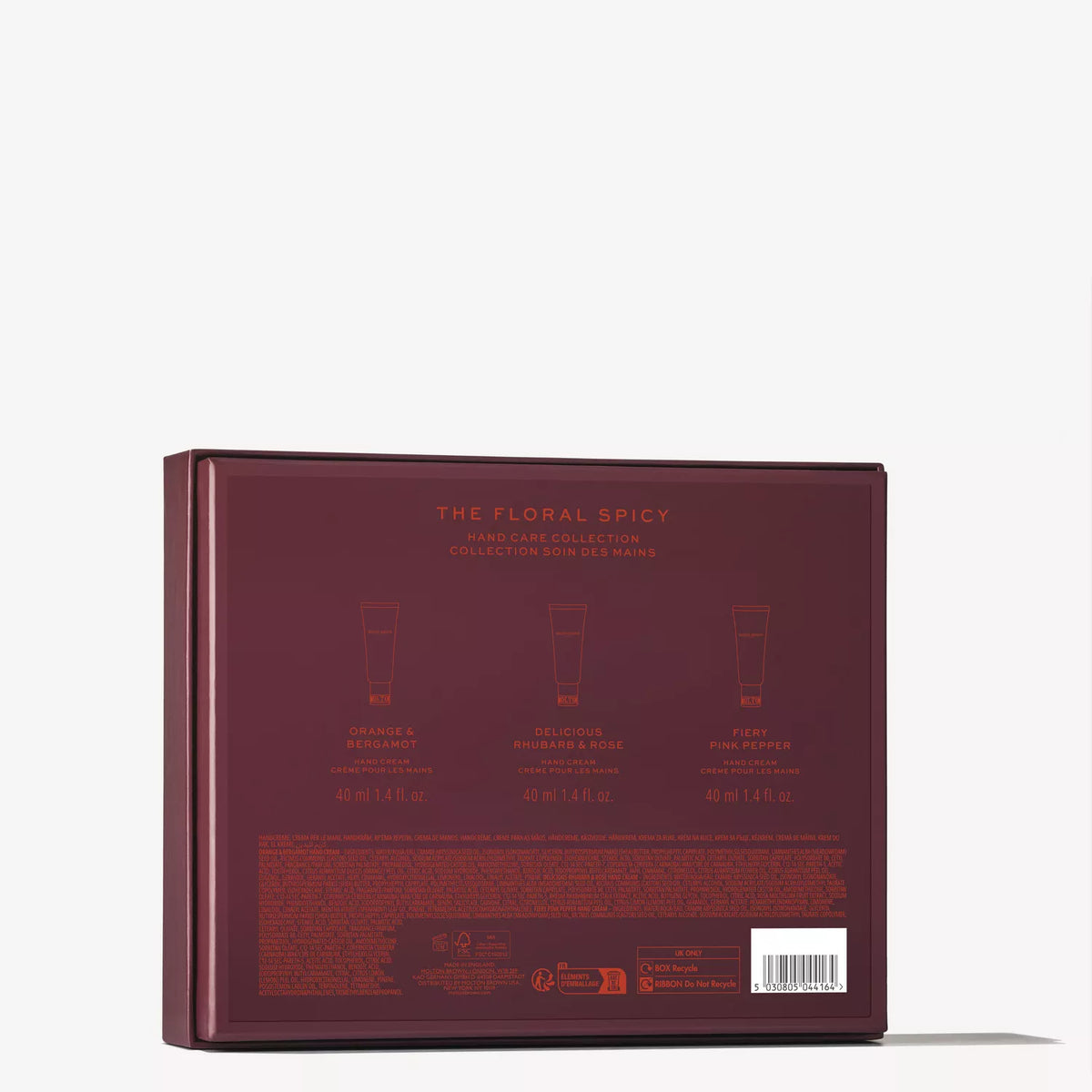 The Floral Spicy Hand Care Collection 3 x 40 ml Handcreme