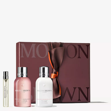 Delicious Rhubarb & Rose Scent Layering Set 2 x 100ml, 1 x 7.5ml