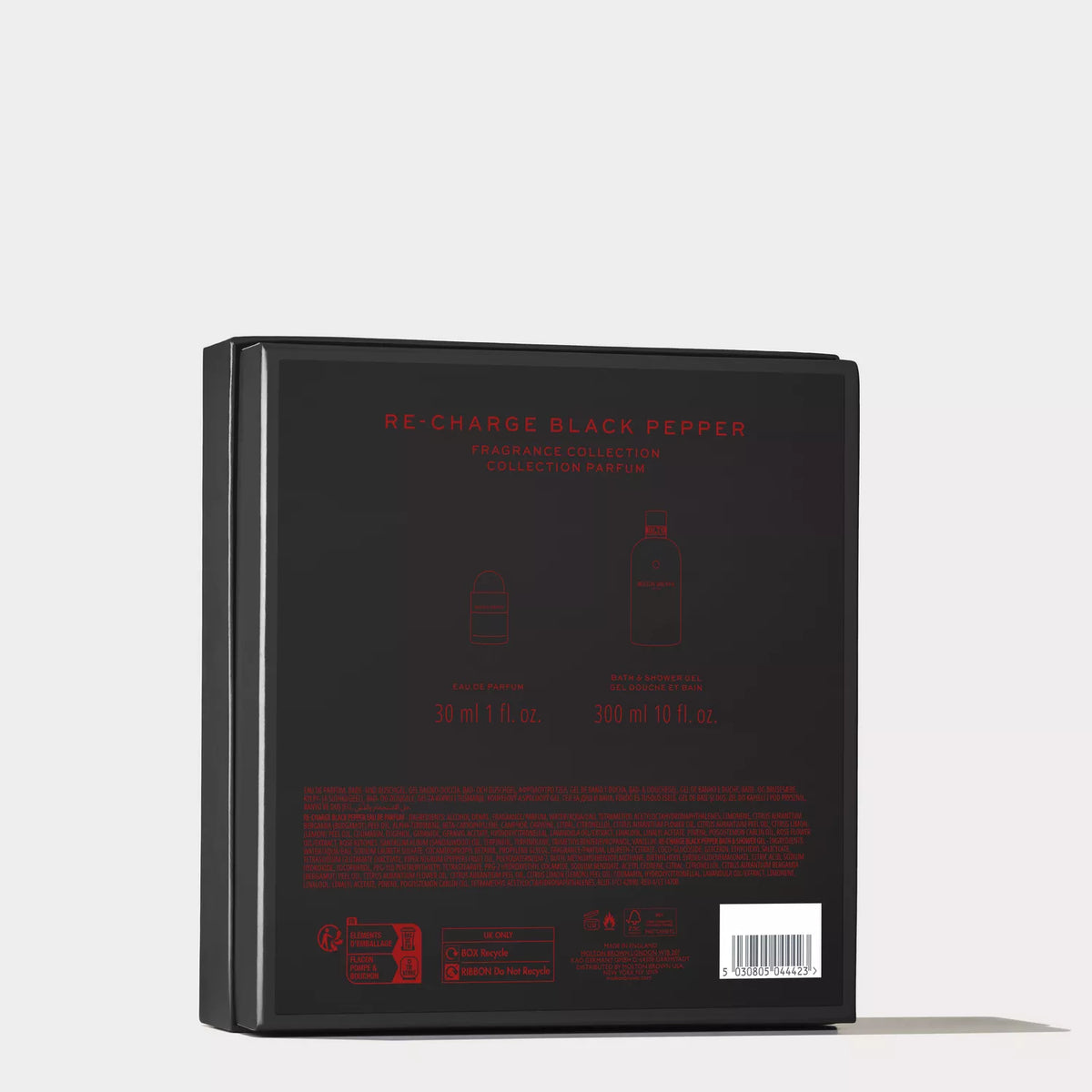 Re-charge Black Pepper Fragrance Collection 1 x 30ml, 1 x 300ml