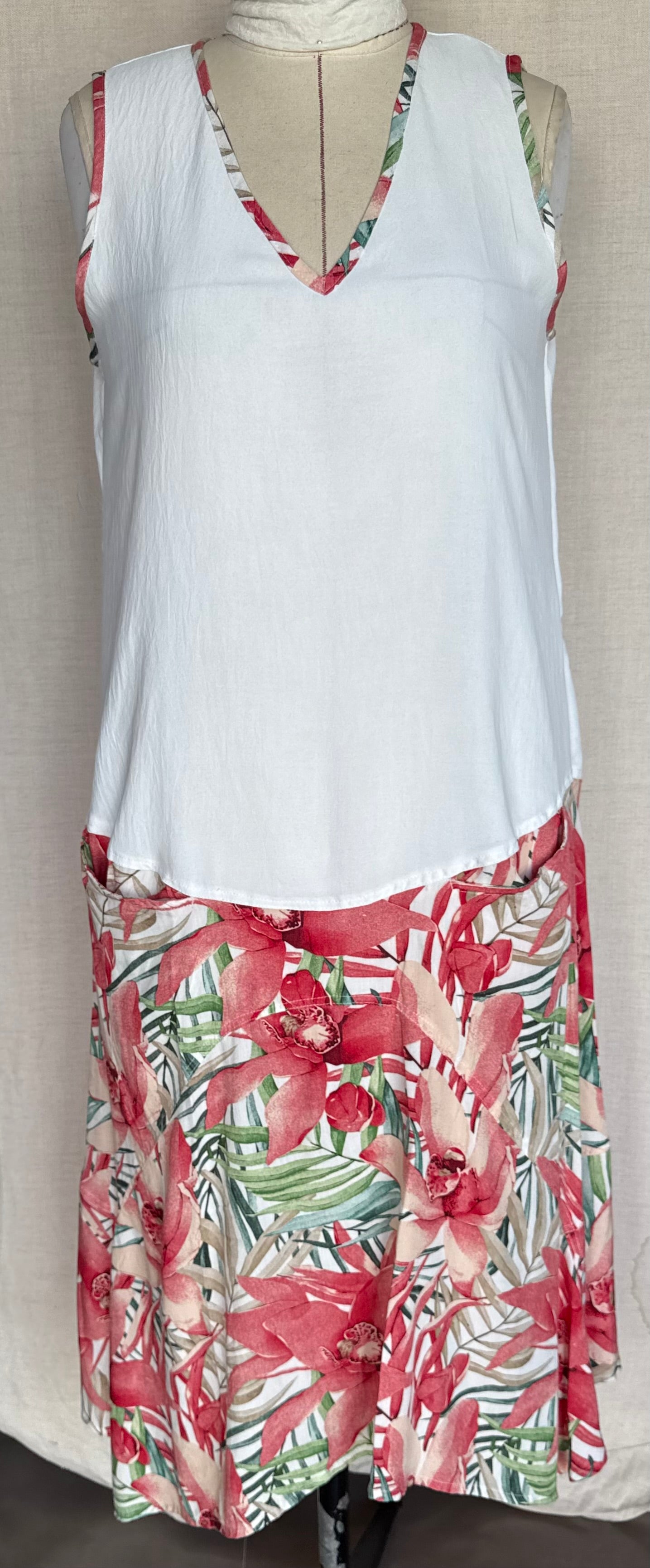 Tara Vao Megan 8153 L Dress Ecru