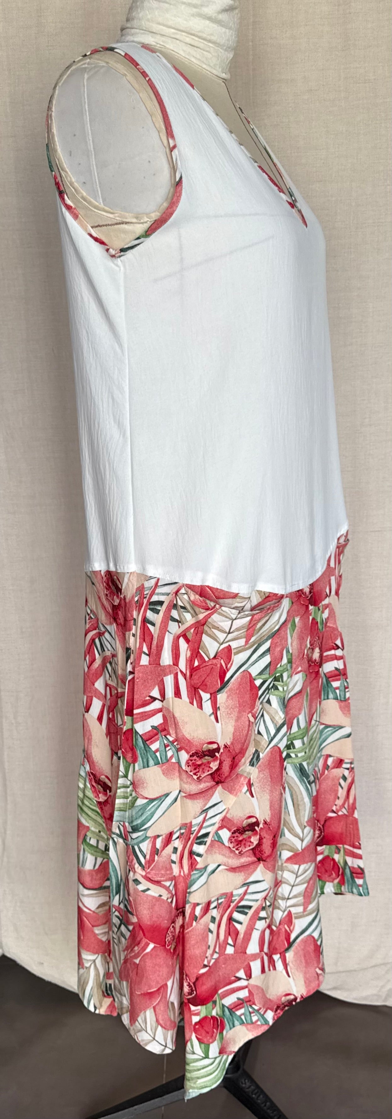 Tara Vao Megan 8153 L Dress Ecru