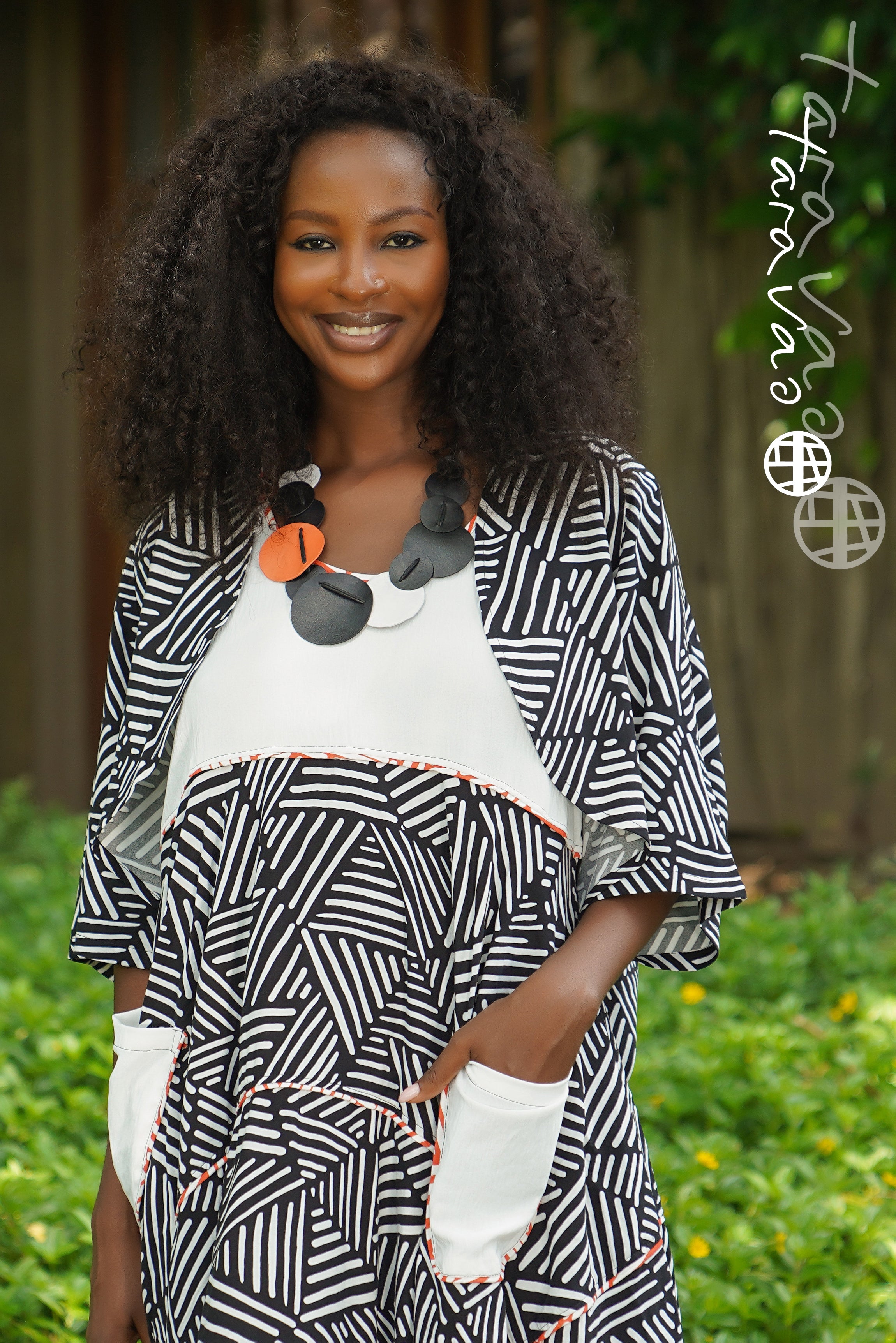 Tara Vao Moana 8151 L Dress Ecru