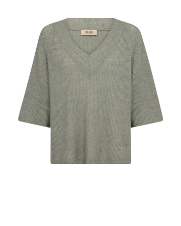 MMTaci 3/4 V-Neck Knit