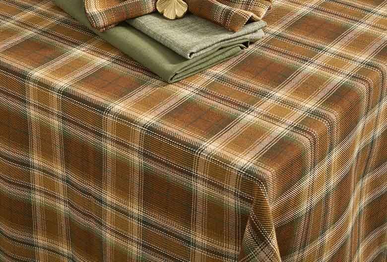 Moorland plaid tablecloth (150x250cm)