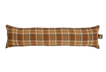 Moorland plaid draught excluder