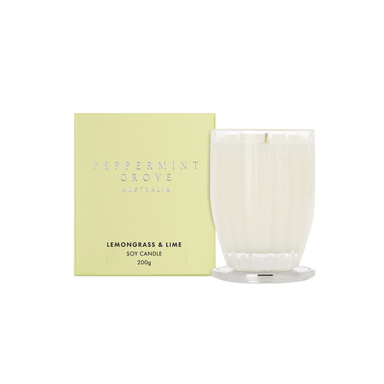 Lemongrass & Lime Soy Candle - RUTHERFORD & Co