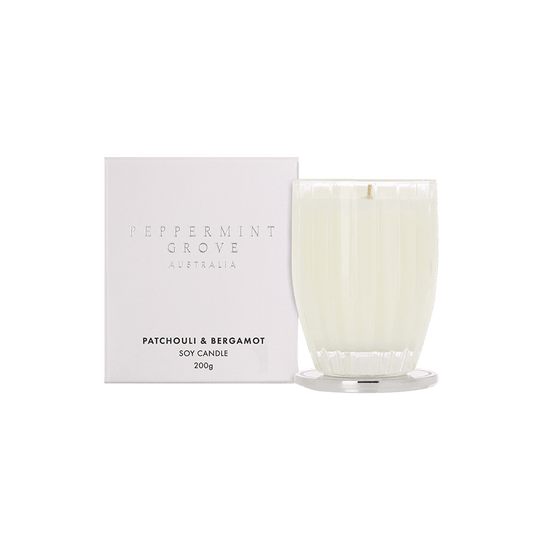 Patchouli & Bergamot Soy Candle - RUTHERFORD & Co