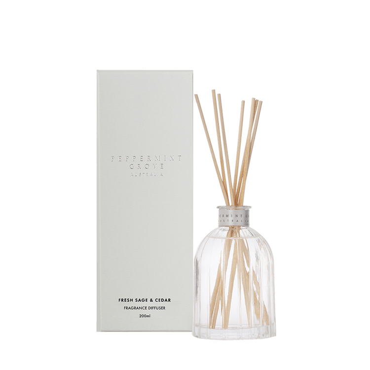 Fresh Sage & Cedar Fragrance Diffuser - RUTHERFORD & Co