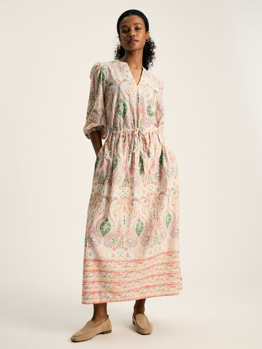 Anais Multi Paisley Printed Maxi Dress