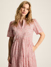 Ariella Pink Cotton Dress