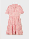 Ariella Pink Cotton Dress