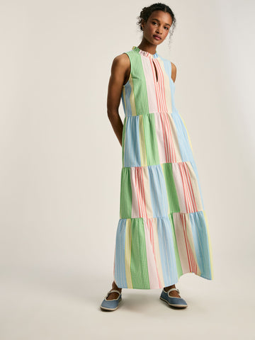 Dolcie Multi Seersucker Maxi Sundress