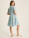 Ariella Blue Cotton Dress