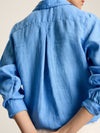 Selene Blue 100% Linen Shirt