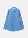 Selene Blue 100% Linen Shirt