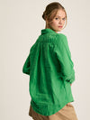 Selene Green 100% Linen Shirt