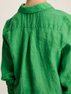 Selene Green 100% Linen Shirt