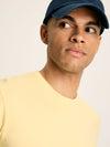 Denton Yellow Plain Jersey Crew Neck T-Shirt