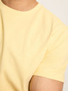 Denton Yellow Plain Jersey Crew Neck T-Shirt