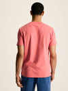 Denton Pink Plain Jersey Crew Neck T-Shirt