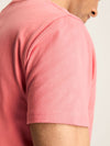 Denton Pink Plain Jersey Crew Neck T-Shirt