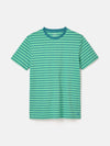 Boathouse Green Stripe Jersey Crew Neck T-Shirt