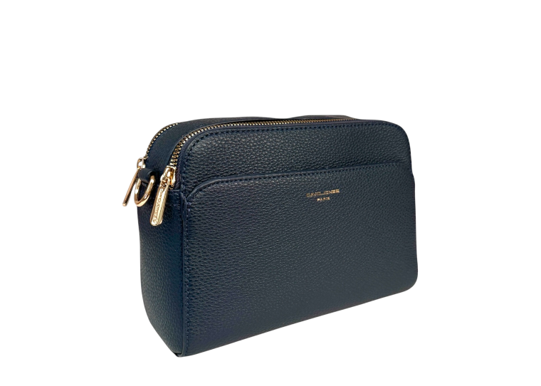 David Jones Twin Zip Camera Bag - Navy