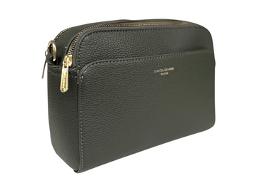 David Jones Twin Zip Camera Bag - Storm Grey