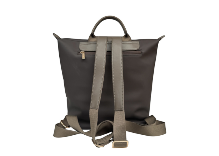 David Jones Tab Over Backpack - Hot Chocolate