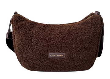 David Jones Faux Fur Sling - Hot Chocolate