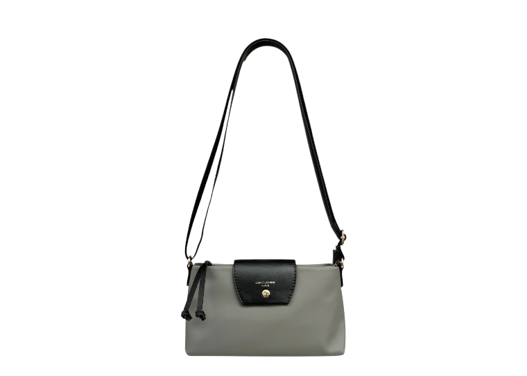 David Jones Small Tab Over Shoulder - Storm Grey